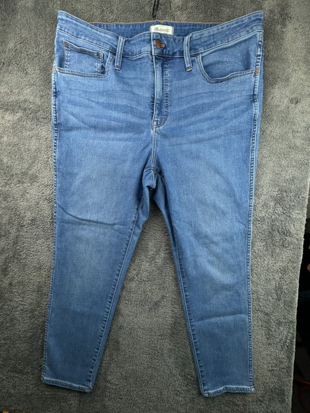 Madewell Womens 20W 10" Roadtripper Jeggings Jeans Zip Fly Stretch Adult